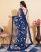 Picture of Nice Net Midnight Blue Saree