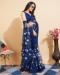 Picture of Nice Net Midnight Blue Saree