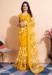 Picture of Pleasing Net Golden Rod Saree