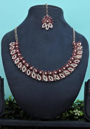 Picture of Sublime Maroon Necklace Set