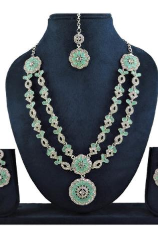 Picture of Splendid Dark Sea Green Necklace Set