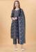 Picture of Excellent Cotton Navy Blue Readymade Salwar Kameez