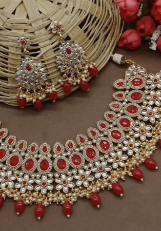 Picture of Lovely Crimson Necklace Set