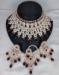 Picture of Fascinating Maroon Necklace Set