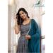 Picture of Gorgeous Chiffon Slate Grey Readymade Salwar Kameez