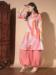 Picture of Charming Chiffon Light Pink Kurtis & Tunic