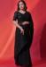 Picture of Amazing Georgette Black Saree