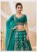 Picture of Good Looking Silk Teal Lehenga Choli