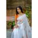 Picture of Ideal Silk Silver Saree