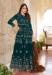 Picture of Elegant Georgette Dark Green Anarkali Salwar Kameez