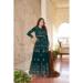 Picture of Elegant Georgette Dark Green Anarkali Salwar Kameez