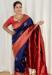 Picture of Statuesque Silk Midnight Blue Saree