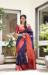 Picture of Graceful Silk Dark Slate Blue Saree