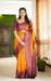 Picture of Magnificent Silk Orange Saree