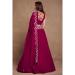 Picture of Bewitching Georgette Dark Red Lehenga Choli