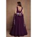 Picture of Bewitching Georgette Saddle Brown Lehenga Choli