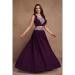 Picture of Bewitching Georgette Saddle Brown Lehenga Choli