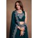 Picture of Alluring Georgette Dark Green Lehenga Choli