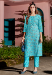 Picture of Excellent Cotton Steel Blue Kurtis & Tunic