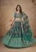 Picture of Classy Georgette Teal Lehenga Choli