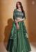 Picture of Fine Silk & Organza Sea Green Lehenga Choli