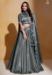 Picture of Bewitching Silk & Organza Slate Grey Lehenga Choli