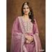 Picture of Georgette Pale Violet Red Straight Cut Salwar Kameez