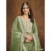 Picture of Georgette Dark Khaki Straight Cut Salwar Kameez