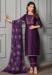 Picture of Cotton & Silk Purple Readymade Salwar Kameez