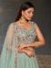 Picture of Taking Georgette Dark Sea Green Lehenga Choli