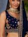 Picture of Fine Georgette Navy Blue Lehenga Choli