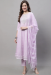 Picture of Alluring Cotton Violet Readymade Salwar Kameez