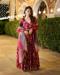 Picture of Lovely Silk Fire Brick Readymade Salwar Kameez