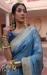 Picture of Sublime Chiffon Dark Slate Blue Saree