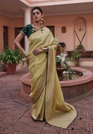 Picture of Fascinating Chiffon Dark Khaki Saree