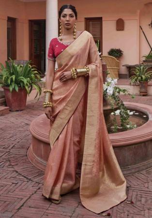 Picture of Graceful Chiffon Rosy Brown Saree