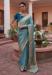 Picture of Enticing Chiffon Dark Sea Green Saree