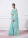 Picture of Alluring Organza Medium Aqua Marine Saree