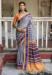 Picture of Lovely Silk Light Slate Grey Saree