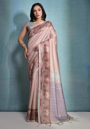 Picture of Magnificent Silk Bisque Saree