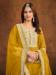 Picture of Georgette Dark Golden Rod Anarkali Salwar Kameez