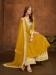 Picture of Georgette Dark Golden Rod Anarkali Salwar Kameez