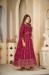 Picture of Georgette & Net Fire Brick Anarkali Salwar Kameez