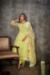 Picture of Georgette & Net Burly Wood Anarkali Salwar Kameez