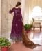 Picture of Shapely Georgette Brown Anarkali Salwar Kameez