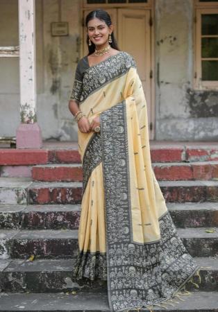 Picture of Classy Silk Black Saree