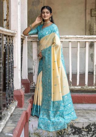 Picture of Marvelous Silk Tan Saree