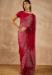 Picture of Wonderful Georgette Dark Red Saree