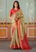 Picture of Sublime Silk Dark Khaki Saree