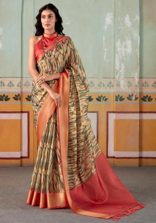 Picture of Nice Silk Tan Saree